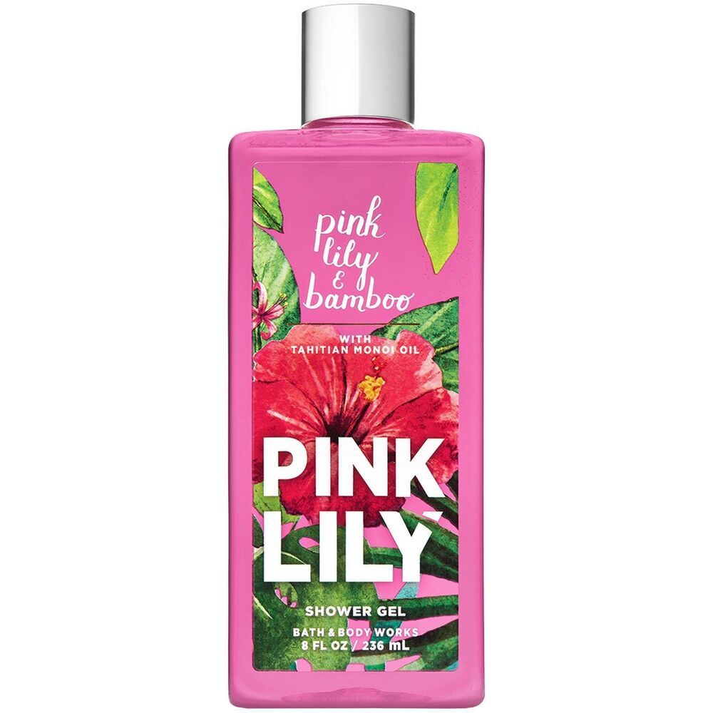 Bath & Body Works Pink Lily Bamboo & Fresh Sea Salt Mango Shower Gel