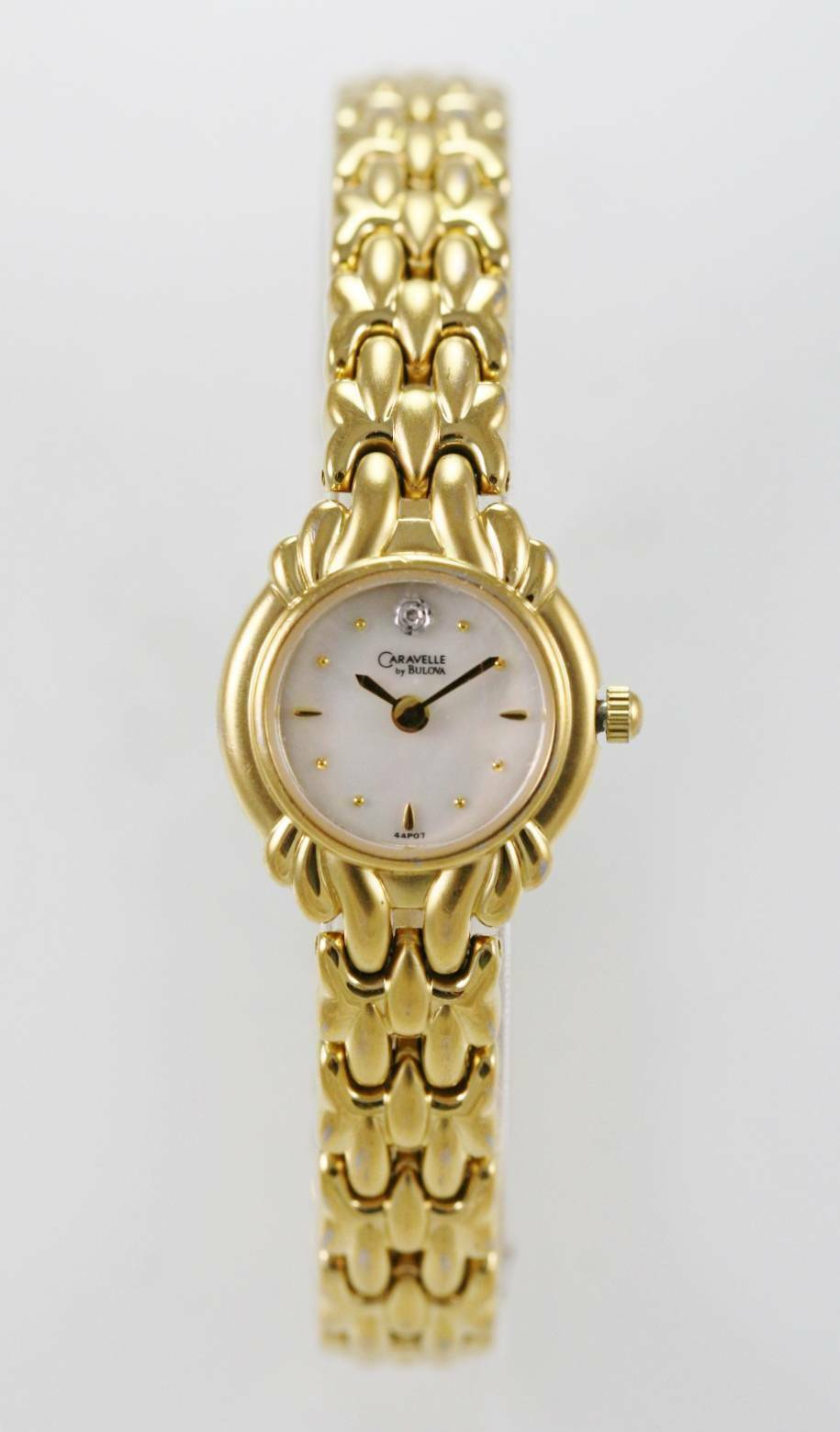Caravelle Bulova Watch Womens Gold Stainless Water Resistant Battery ...