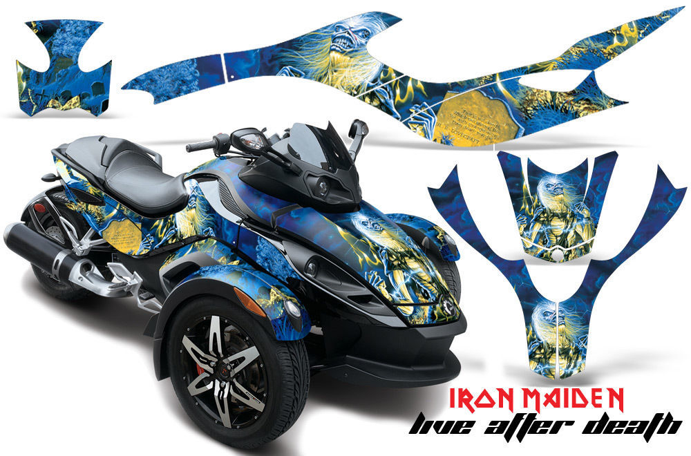 Roadster Graphics Kit Decal Sticker Wrap For CanAm BRP RS Spyder Trike