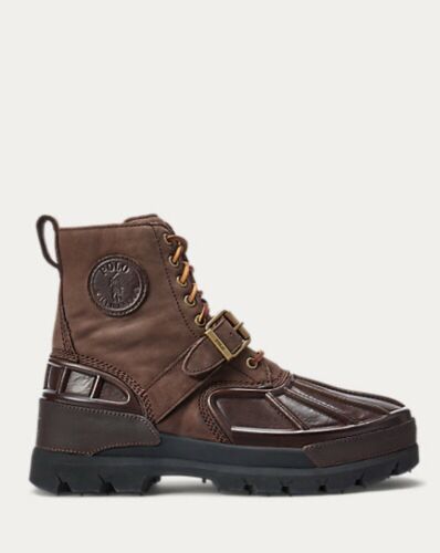Mens Ralph Lauren Polo Oslo High Leather & Nubuck Boot 9 - Boots