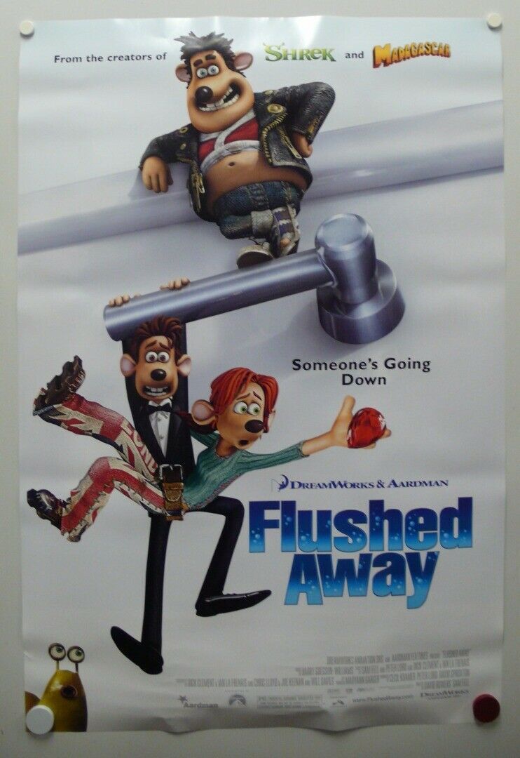 FLUSHED AWAY 2006 Hugh Jackman, Kate Winslet, Ian McKellen, Jean Reno
