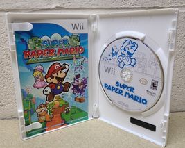 Nintendo Wii Super Paper Mario Game Complete With Manual Selects Edition Disc image 3