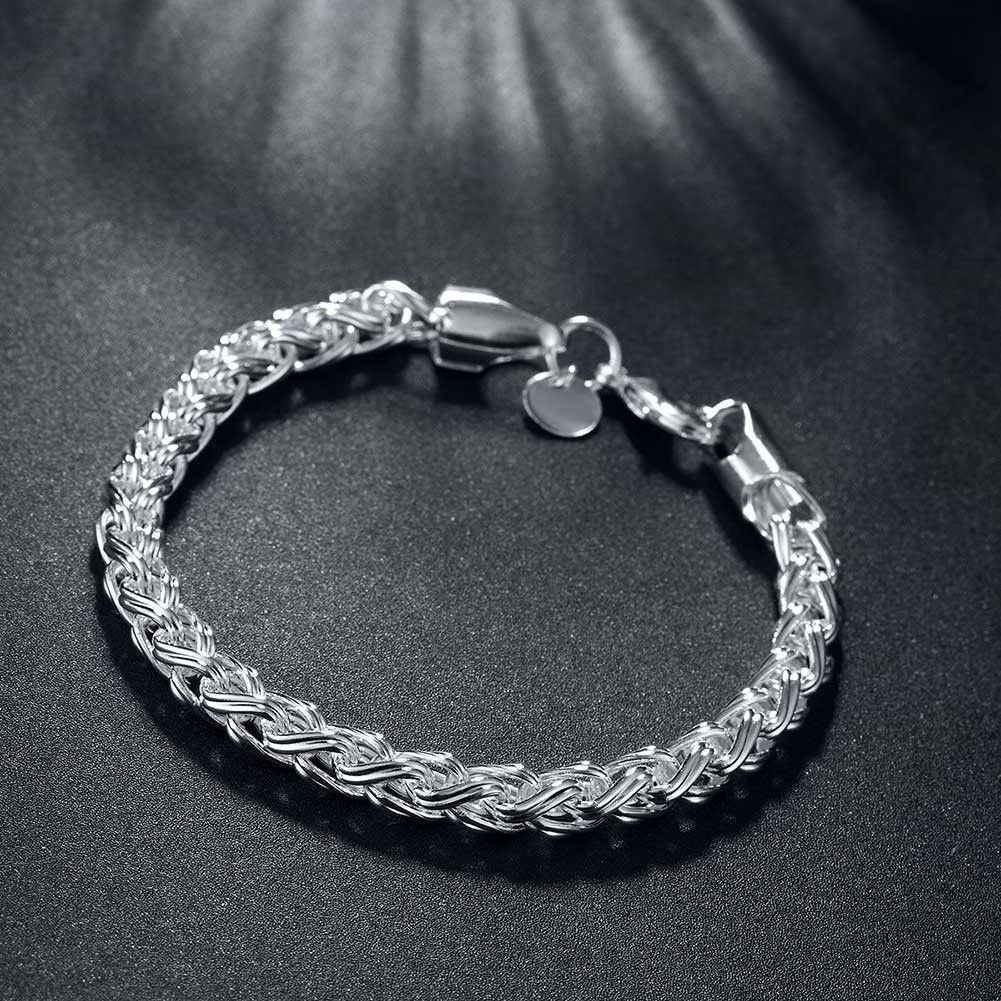 cuban link chain womens silver