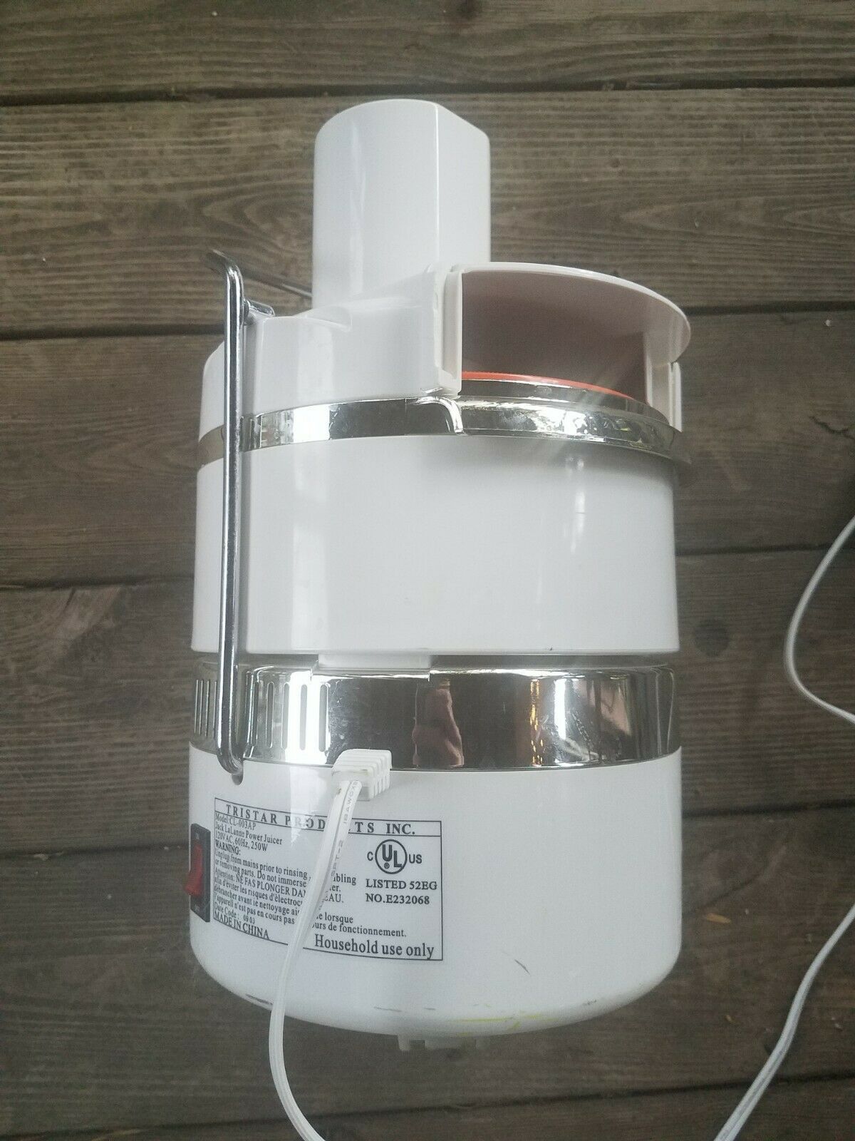 Jack LaLanne JLPJB Power Juicer MachineWhite Replacement Parts Motor