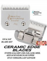 Pro Edge Ceramic 10&4F(4FC) Blade Fit Oster A5 A6,Andis Agc Mbg Dblc Smc Clipper - $70.55