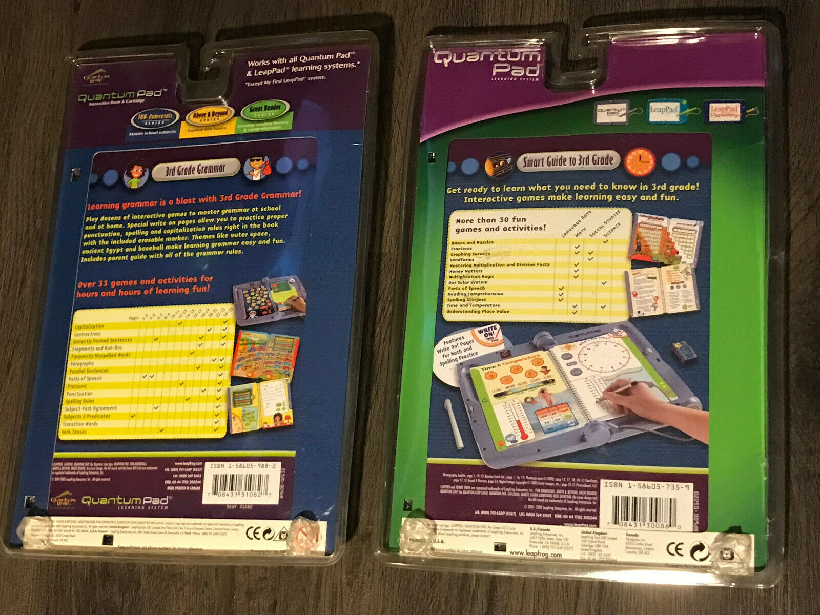 Quantum Pad Leap Pad Lot Of 2 Smart Guide To 3rd Grade And 3rd Grade