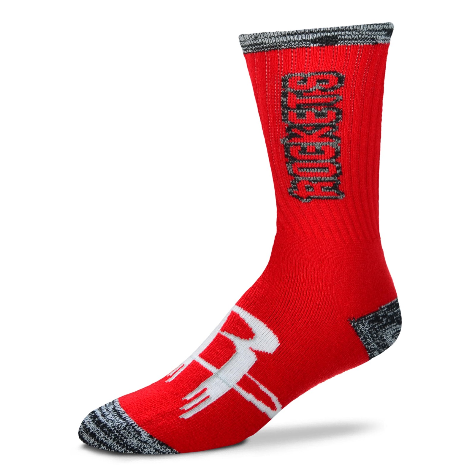 Houston Rockets Crush Socks - Size 10-13 Mens Large - Basketball-NBA