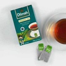 Organic Tea DILMAH 100% Pure Ceylon Medium Strength 50 Tea Bags 3.53 oz - $9.90