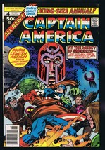 Captain America Annual #7 ORIGINAL Vintage 1977 Marvel Comics Magneto image 1