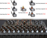61pcs/set LOTR Royal Guard Dwarf Heavy Battalion Legion Army Set Minifigures - $88.05