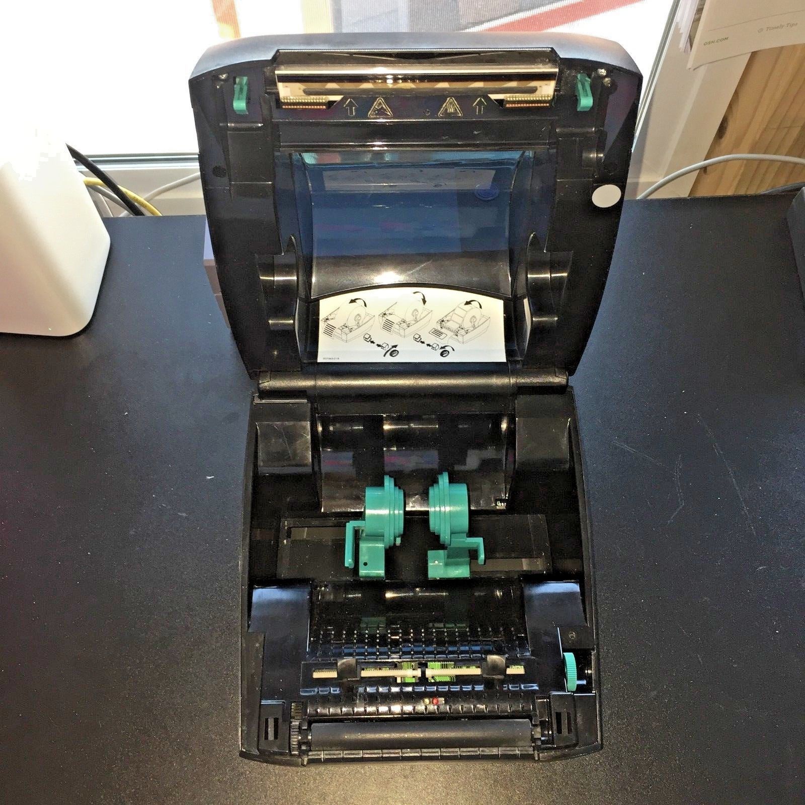 Zebra Z4M Plus Industrial TT//DT Printer Z4M00-2001-0000 Ethernet Network 200 DPI