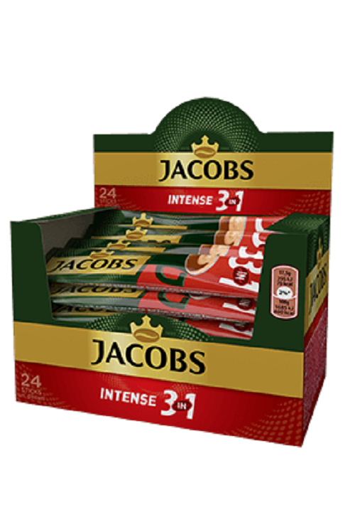 Jacobs 3in1 Instant Coffee Sticks Intense Latte Original Flavored Coffee