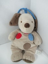Carters Child of Mine tan plush puppy dog spots musical hanging crib pul... - $39.59
