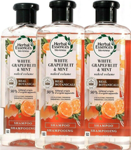 3 Bottles Herbal Essences 13.5 Oz White Grapefruit & Mint Naked Volume Shampoo - $42.99
