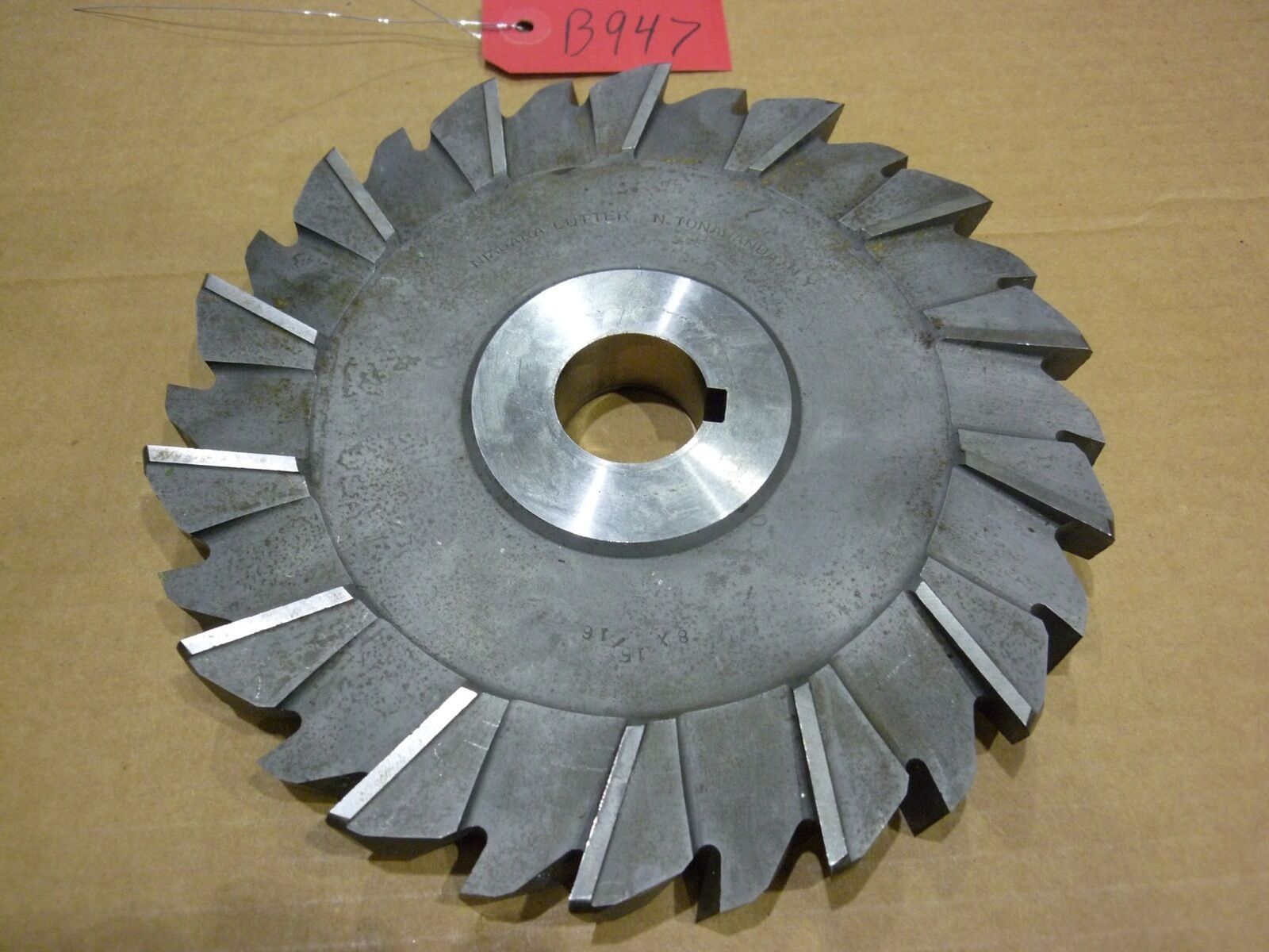 NIAGARA 8" x 15/16" x 1.25" Milling Cutter (NOS) Machining Centers