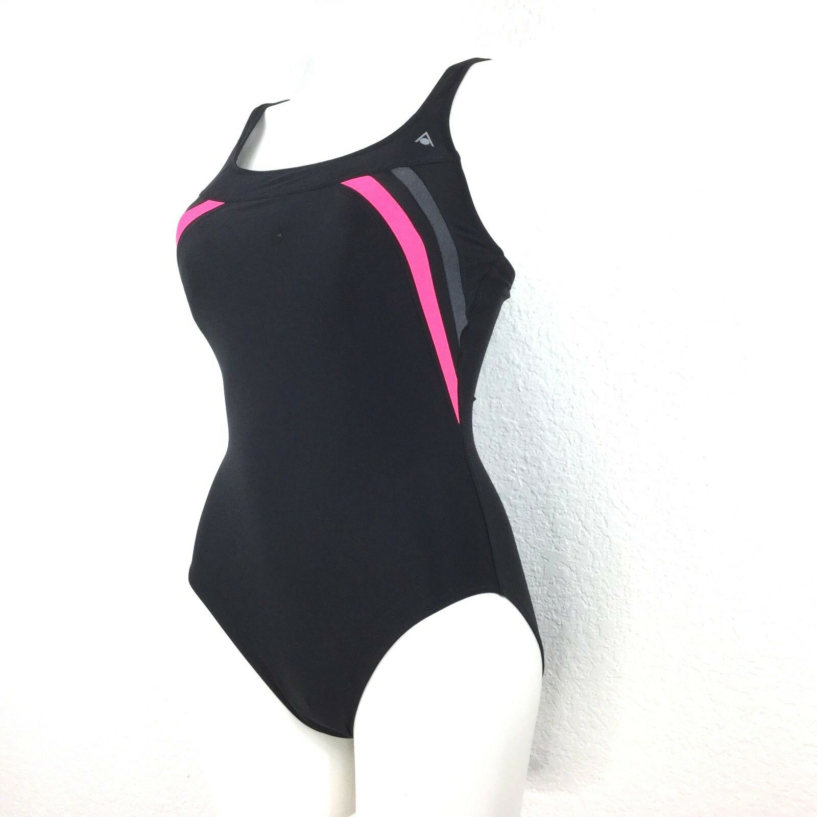Aqua Sphere Swimsuit Black Women Size 8 Swimwear