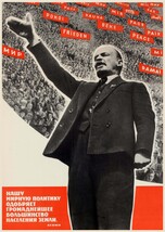 8709.Decoration Poster.Home Room wall art design.Russian Lenin.USSR Sovi... - $13.86+