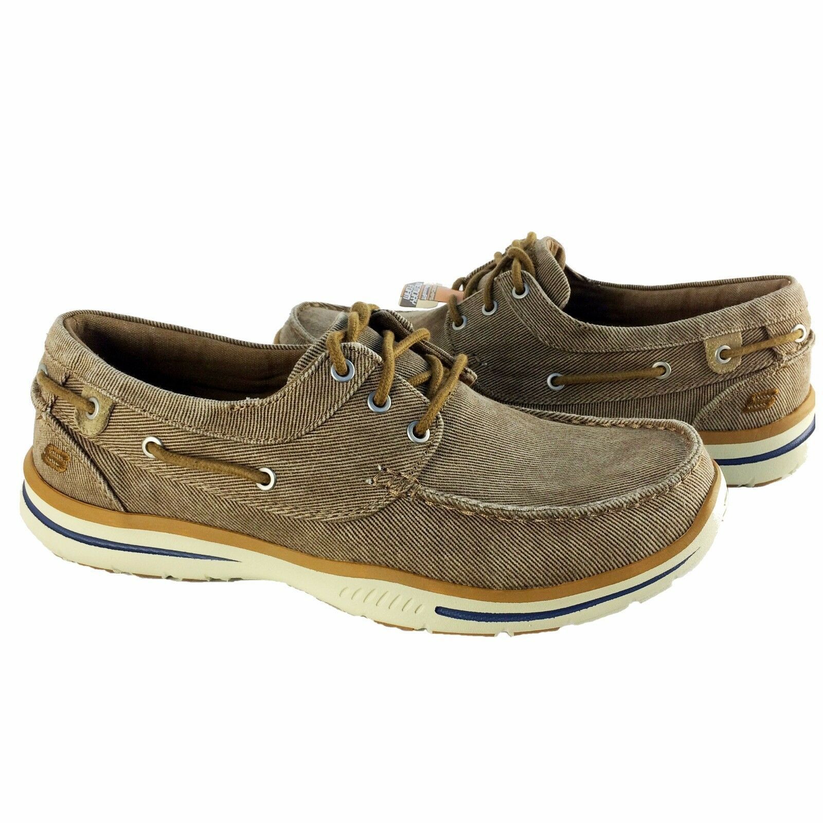 Skechers Men Lace Up Casual Shoes Style 64866tan Elected Horizon Men 4368