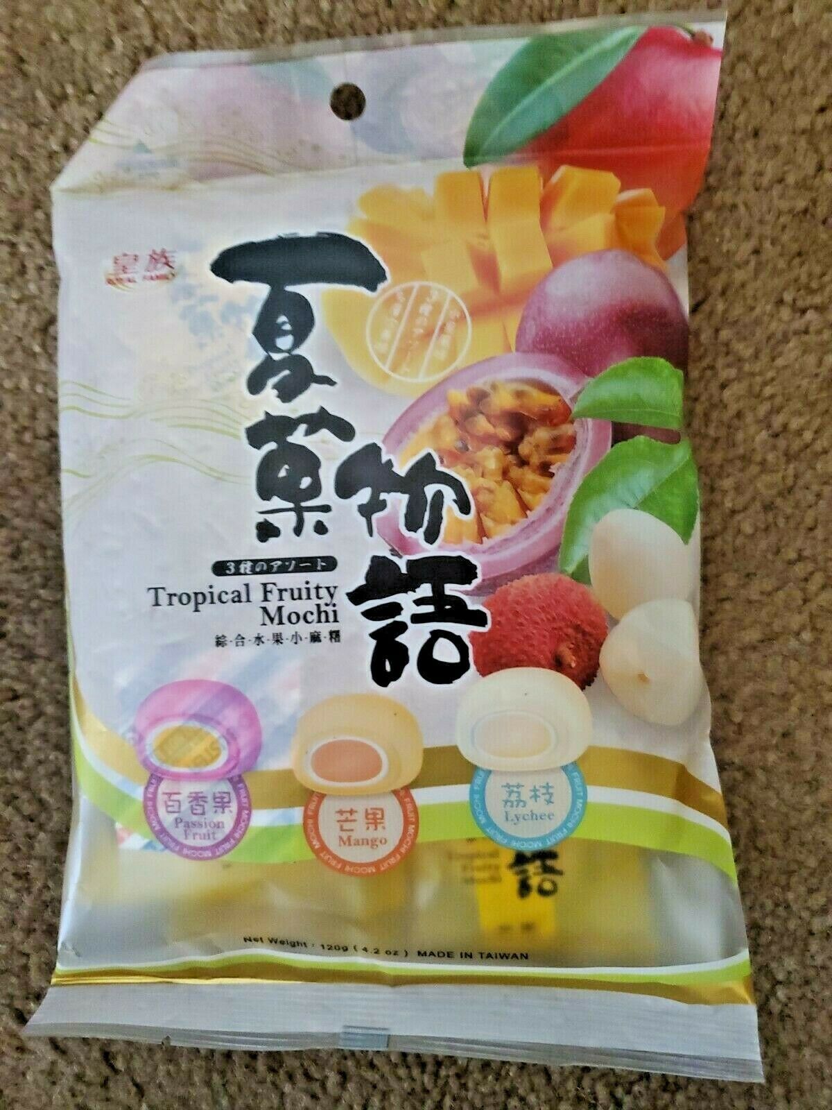 Primary image for 3 PACK ROYAL FAMILY TROPICAL FRUIT DELICIOUS MOCHI 120G
