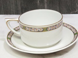 Hutschenreuther Selb Bavaria Demitasse Cup Saucer Daisy Childs Small - $17.82