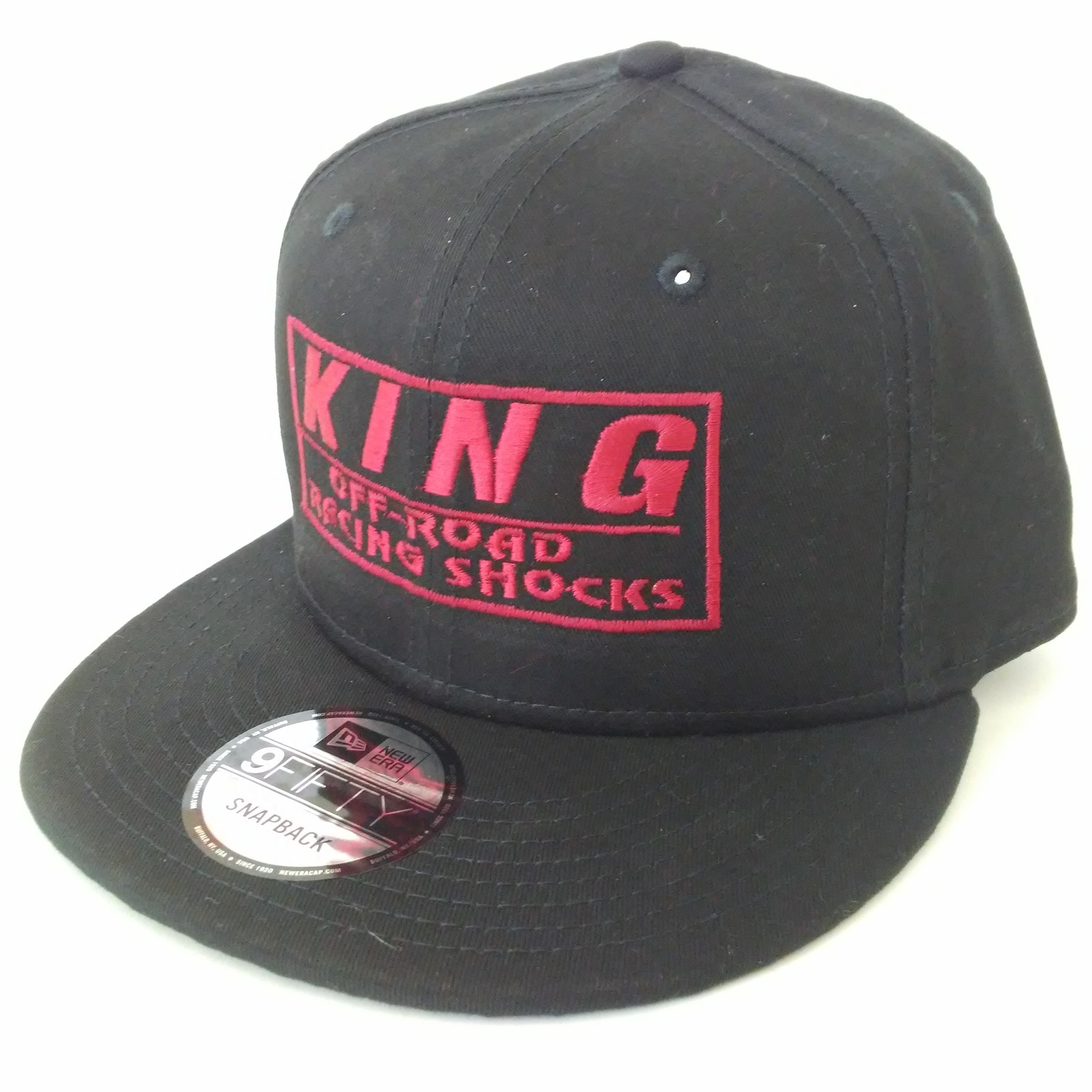 NEW ERA 9FIFTY KING OFF ROAD RACING SHOCKS HAT CAP SNAPBACK RED