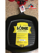 Lodge 10.5 Inch Square Cast Iron Grill Pan. Pre-seasoned Grill Pan with ... - $79.99
