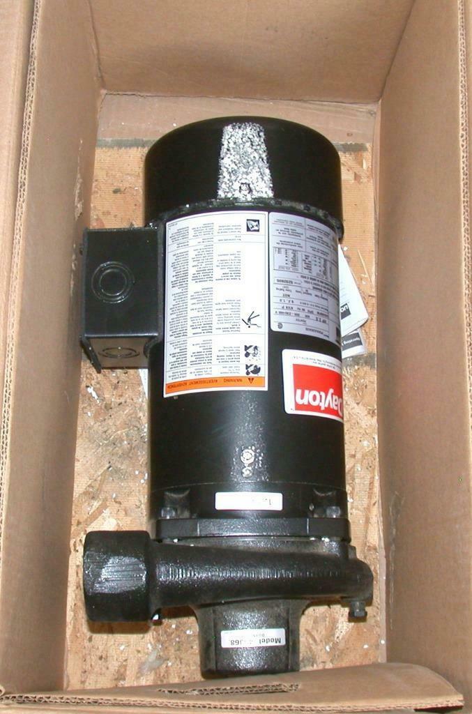 New Dayton 4RJ68 3Phase Centrifugal Pumpmotor Assembly 2.5 HP 208240/