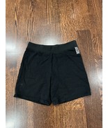 Girls Kid&#39;s Justice Active Black Basic Cotton Shorts Size 14-16 - $4.94