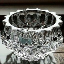 Vintage Mikasa Heavy Glass Candle Holder - $12.51