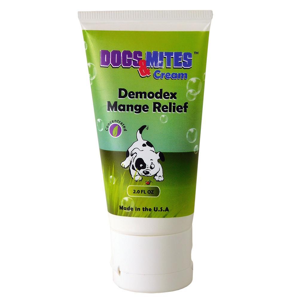 Demodex Mange Cream For Dogs with Dry Itchy Red Scaly Skin Mange and