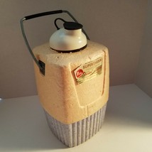 Vintage Poloron Supertherm Styrofoam Pelican Cooler W/Handle Vacucel Ins... - $22.95