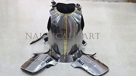 NauticalMart Medieval Knight Body Armor Breastplate Fluted Cuirass LARP