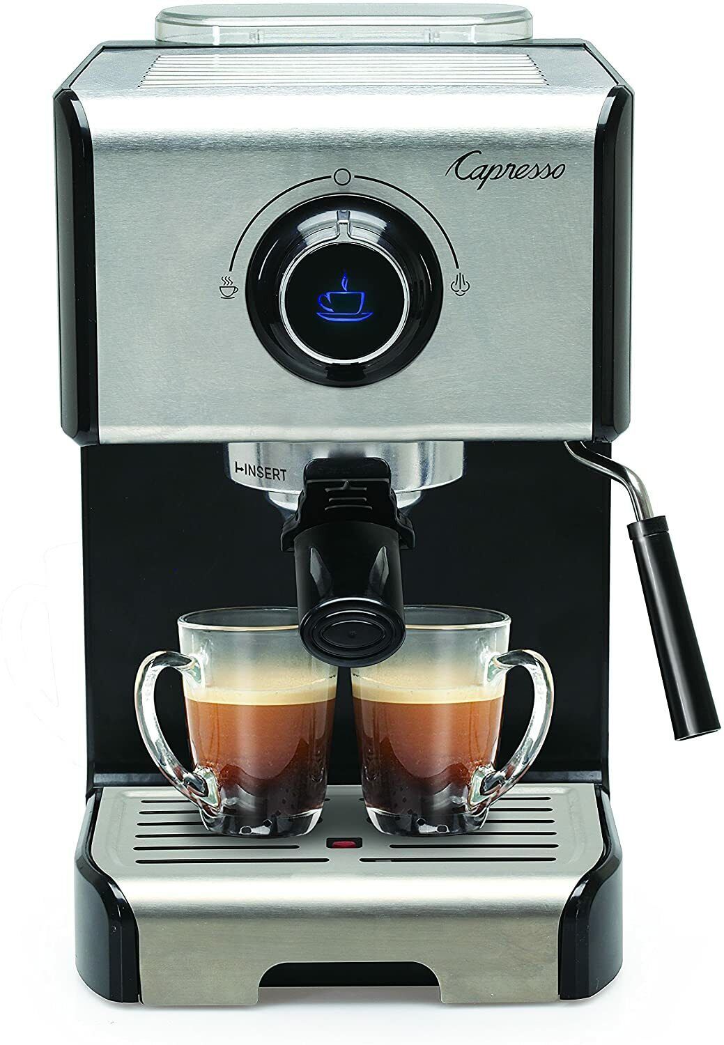 Capresso EC300 15 Bars Espresso & Cappuccino Machine - Stainless Steel/Black
