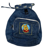 Vintage Original Children&#39;s Disney Winnie The Pooh Denim Drawstring Back... - $39.60