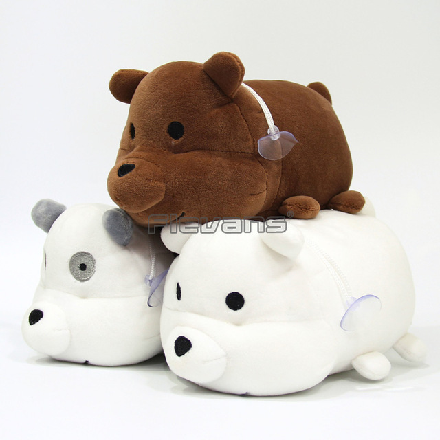 we bare bears grizzly plush