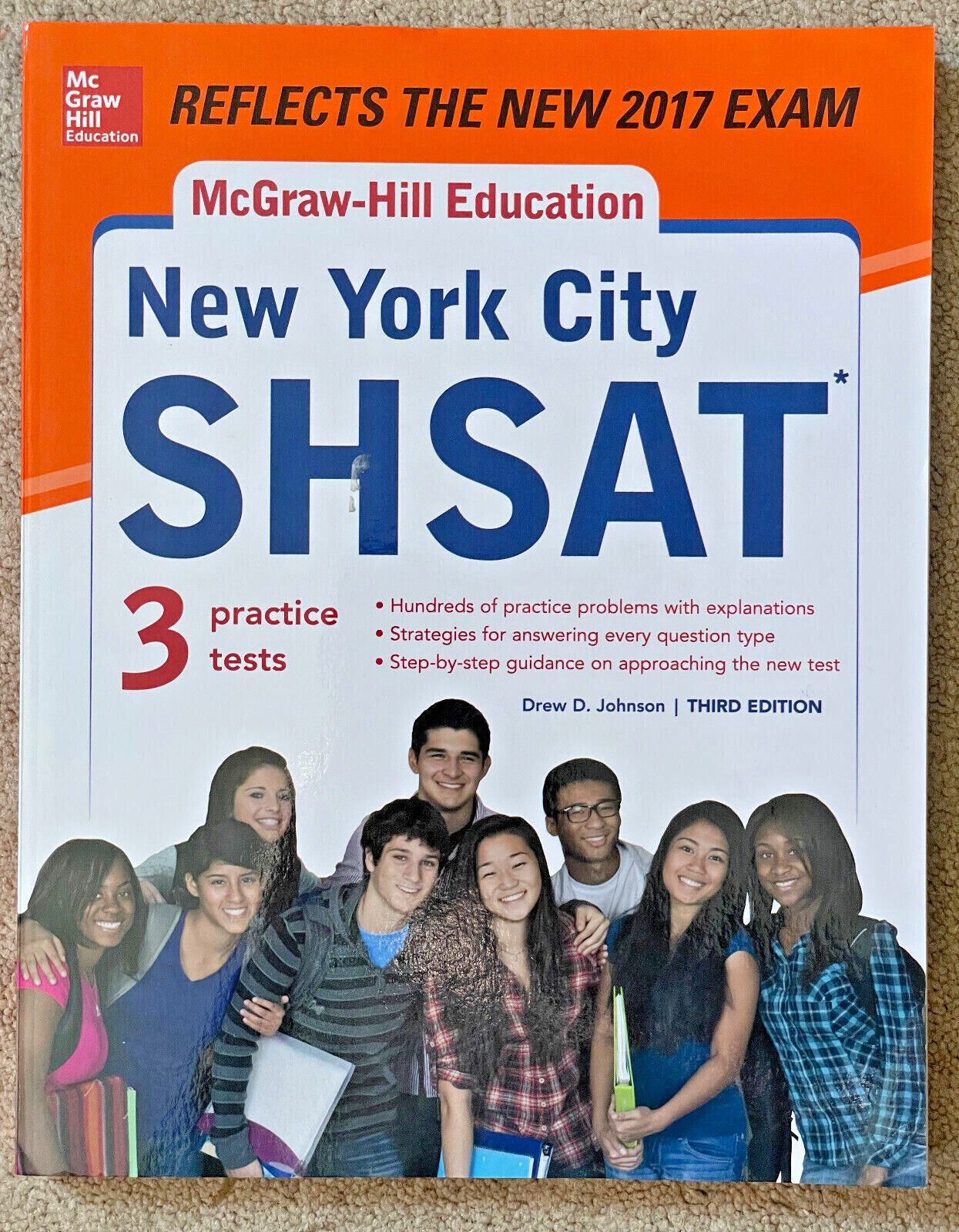 McGrawHill NYC SHSAT Review Guide with 3 Practice Tests School Textbooks & Study Guides