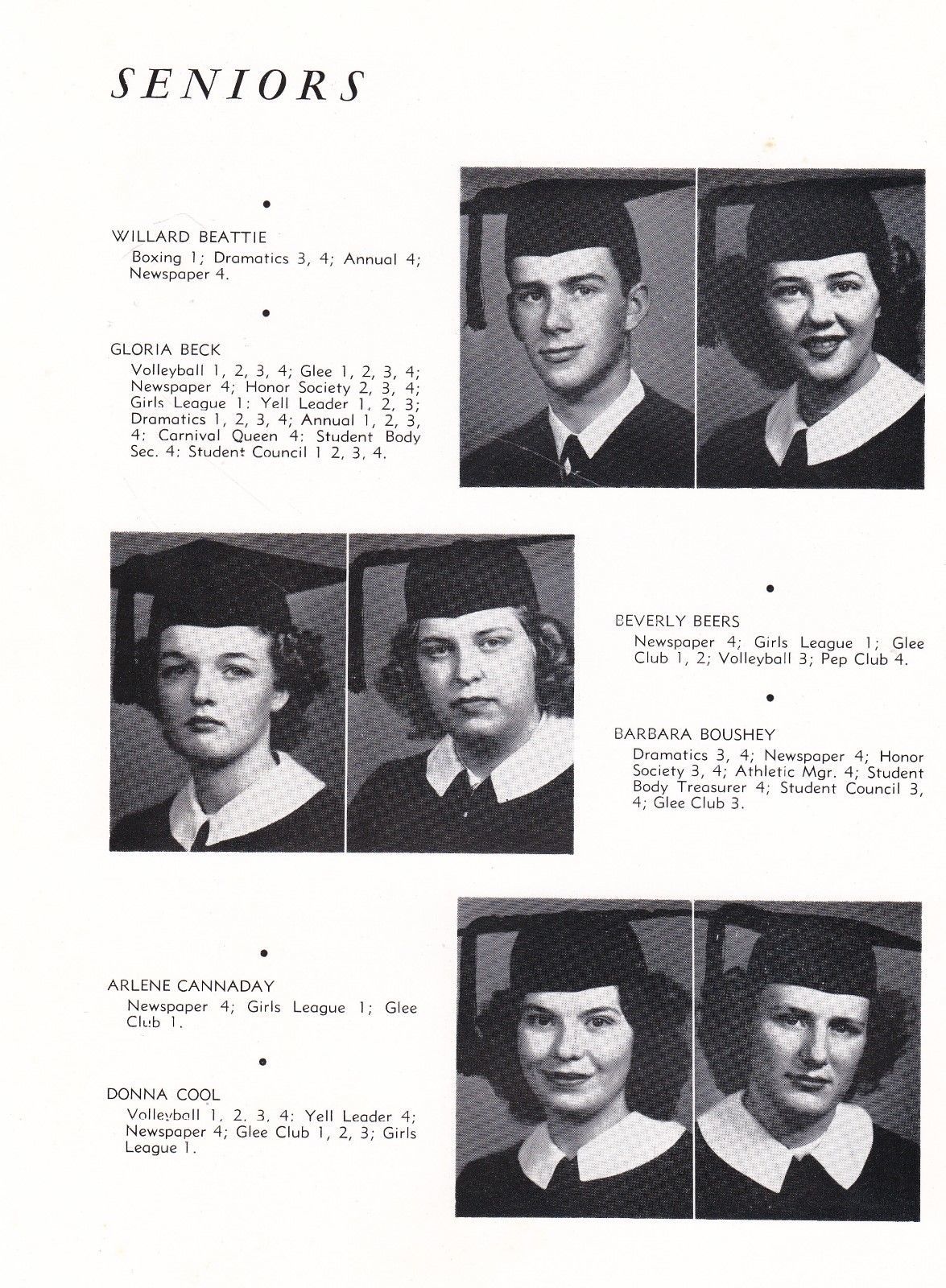 1950 Mapleton High School Yearbook The Maple Log, Mapleton, Oregon