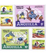 Vintage Grenada Disney Stamps Lot Child&#39;s Scrapbook Unused Pinocchio Win... - $5.00