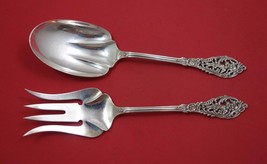 Florentine Lace by Reed & Barton Sterling Silver Salad Serving Set 2pc AS 9" - $509.00