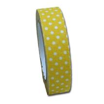 Maya Road FT2510 Candy Dots Fabric Tape for Crafting, Lemon Yellow - $7.42