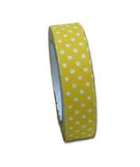 Maya Road FT2510 Candy Dots Fabric Tape for Crafting, Lemon Yellow - $7.42