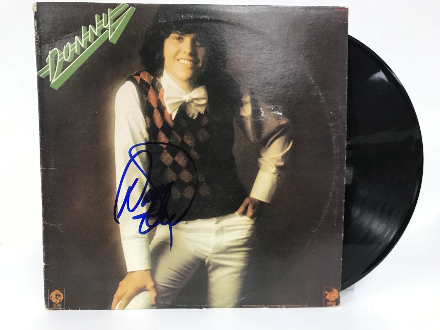 Donny Osmond Signed Autographed "Donny" Record Album - Records