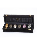 Set of 6 Funeral Cremation Urn Keepsakes for Ashes with Velvet Display Case - $159.99