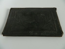 Mid-Century Black Leather Passport Wallet - $39.99