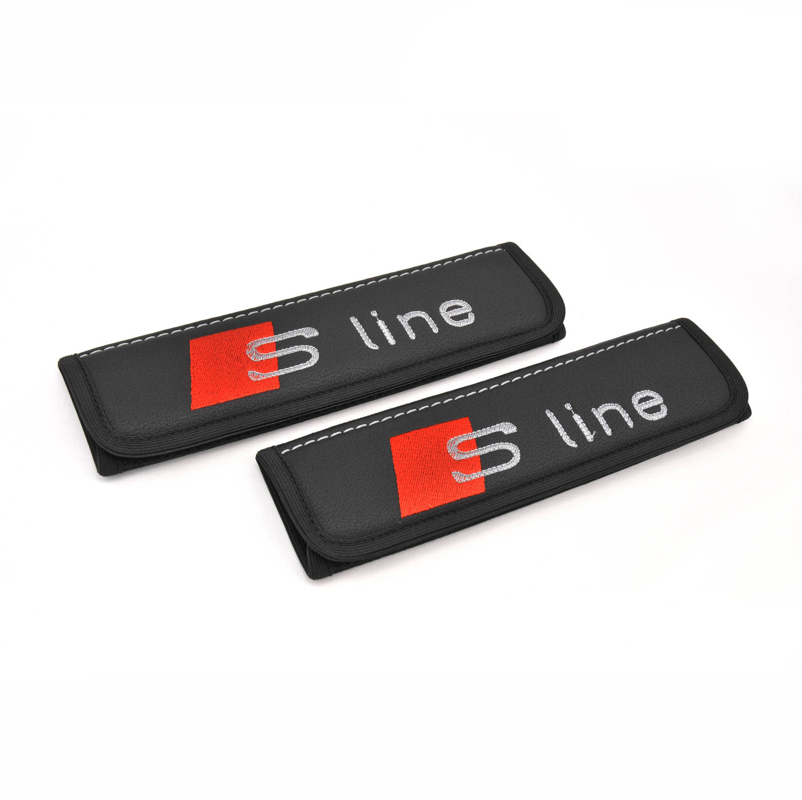 Audi S Line seat belt covers Leather shoulder pads Accessories with