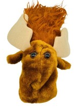 Princess Soft Toys Moose Furry Plush Hand Puppet 13”Long (nose to end of... - $13.85