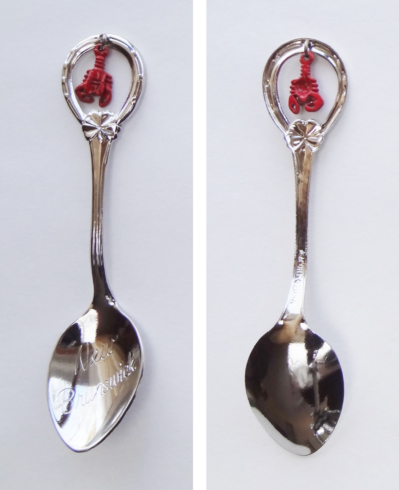 Collector Souvenir Spoon Canada New Brunswick Lobster Charm