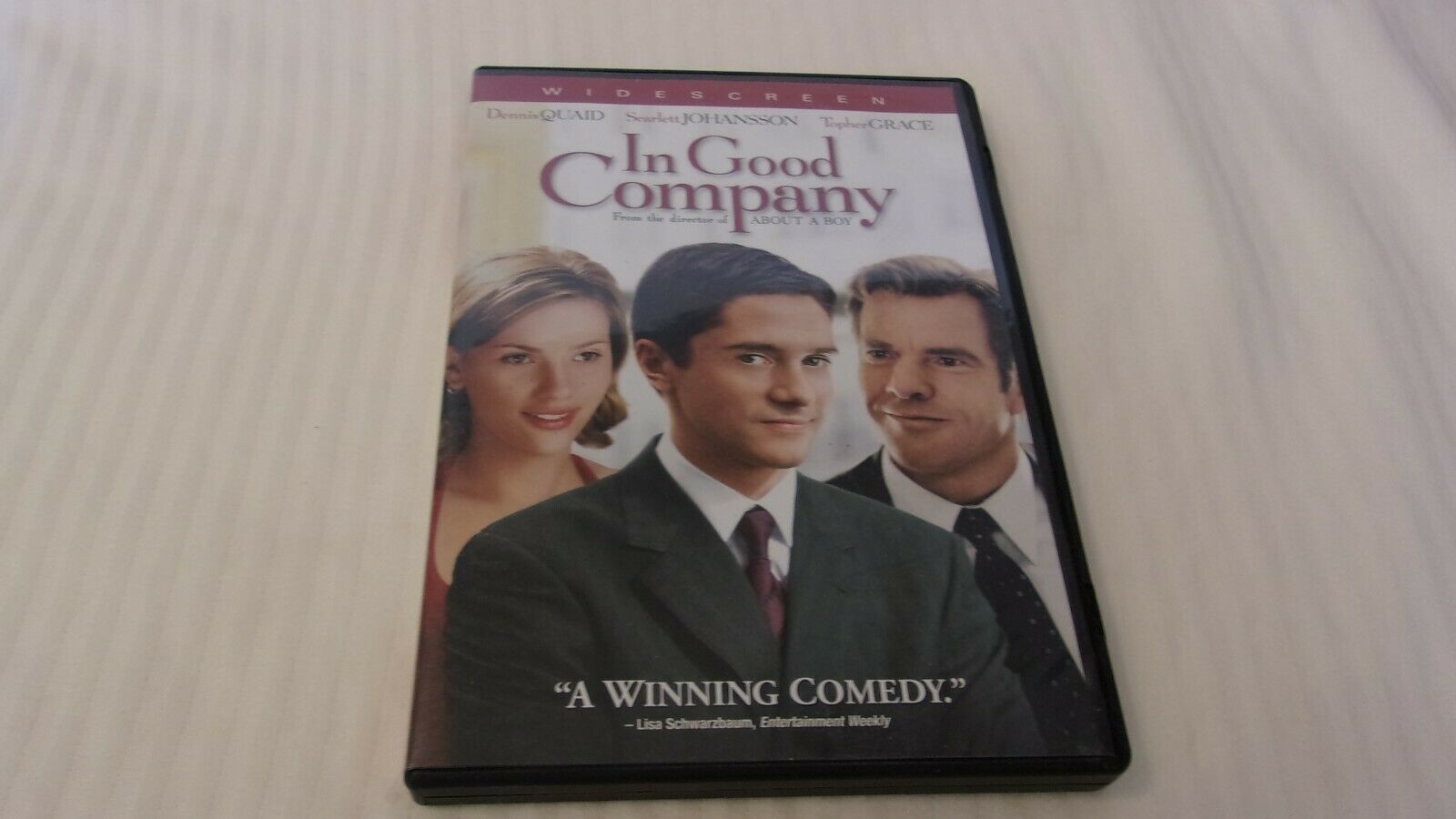 In Good Company (dvd, 2005, Widescreen) Dennis Quaid, Topher Grace 