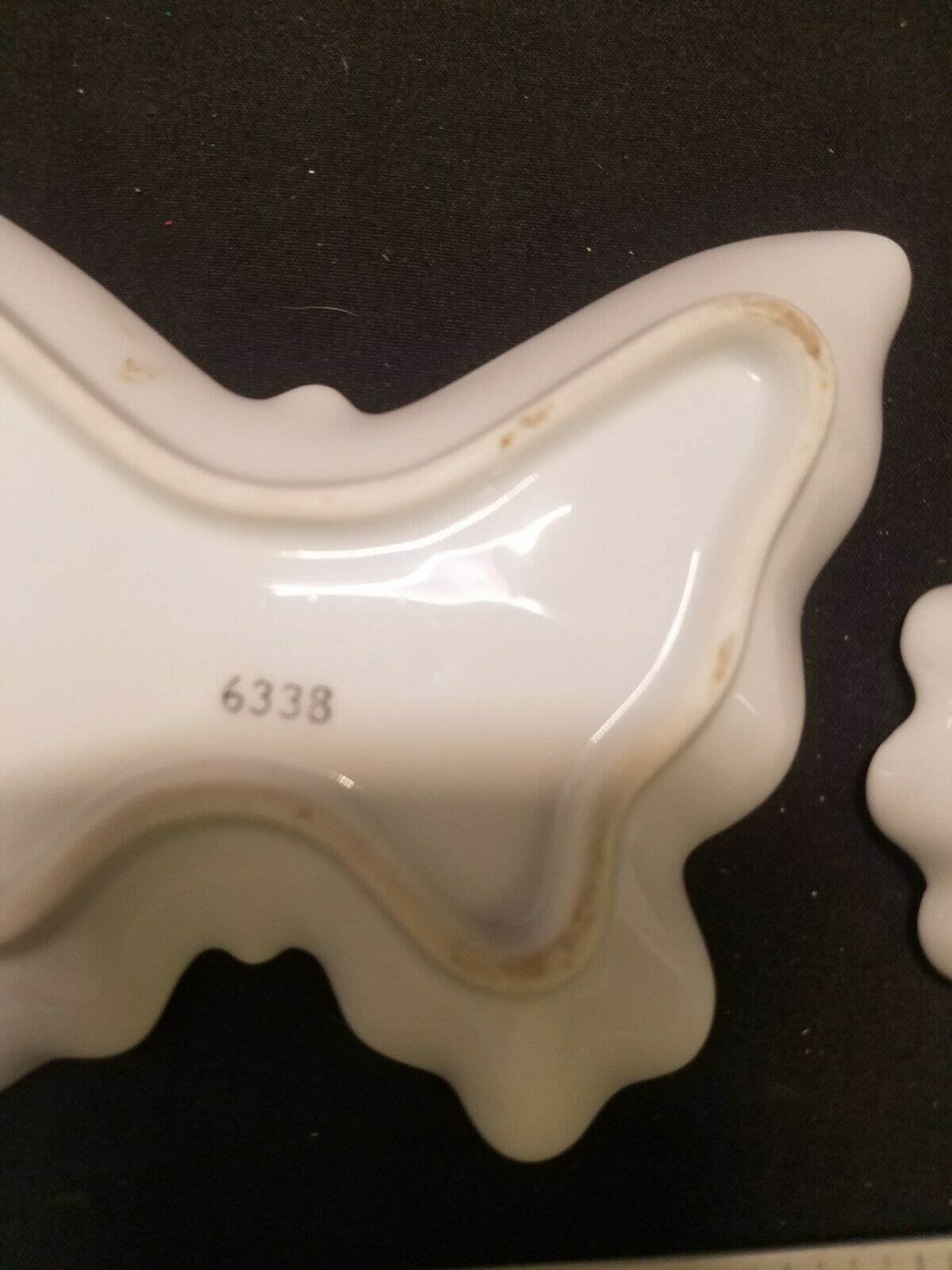 Vintage Porcelain Nut Dishes By Lenwille China Set of 2 Butterfly, Shell Japan Vases