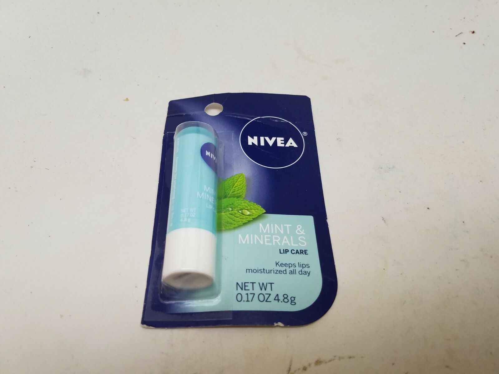 NIVEA Mint & Minerals Lip Care - 0.17 oz DENTED PACKAGING